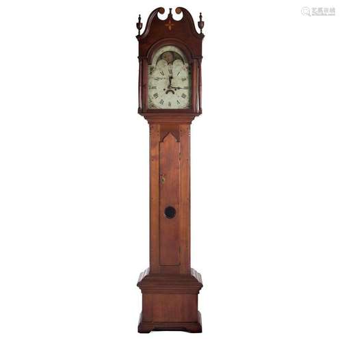 Federal Mahogany Tall Case Clock