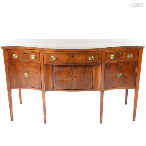 Federal Inlaid Mahogany Sideboard