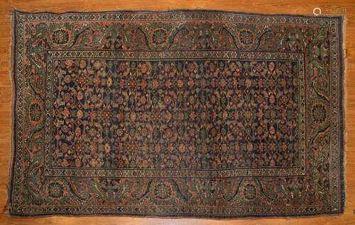 Antique Bijar Rug, Persia, 4.1 x 6.2