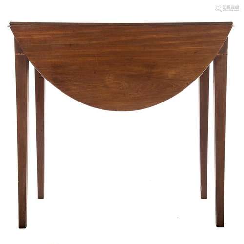 Federal Baltimore Mahogany Drop Leaf Table