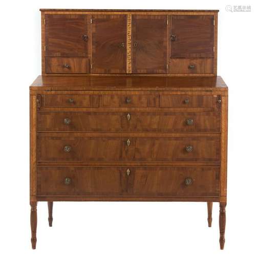 Massachusetts Federal Mahogany Lady's Writing Desk