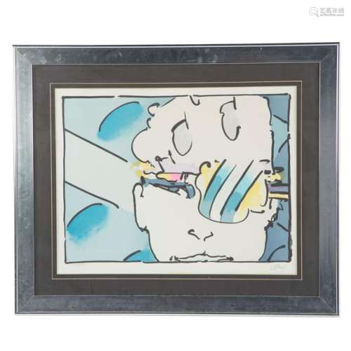Peter Max. Man with Eye Patch