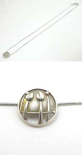 A silver Rose Boudoir pendant by Ola Gorie ?''