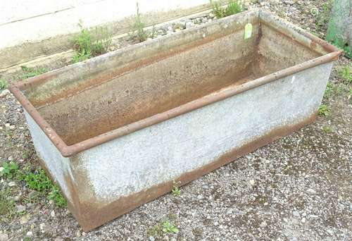 Garden and Architectural Salvage: a circa 1910 trough,