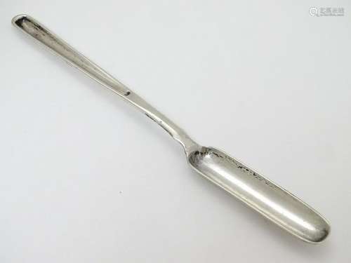 A  Geo III silver marrow scoop hallmarked London 1812