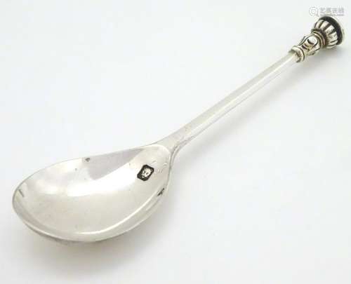 A silver seal top spoon hallmarked 1945 maker Thomas