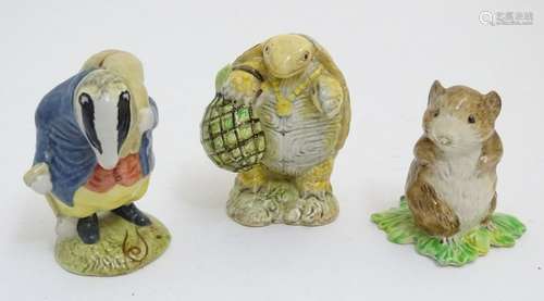 A group of three Beswick Beatrix Potter figures to