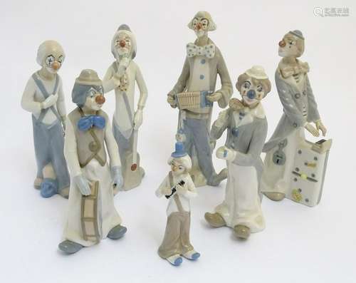 A quantity of Casades Spanish porcelain models of