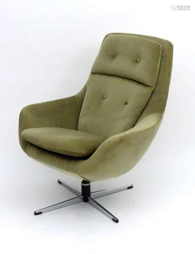 Vintage Retro: a mid century swivel armchair in the