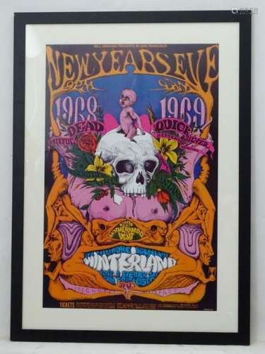 Rock and Pop : a 1969/1970 New Years Eve party poster,