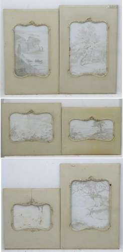 Andrew MacCallum, XIX-XX, Grisaille media x6, Ferns at