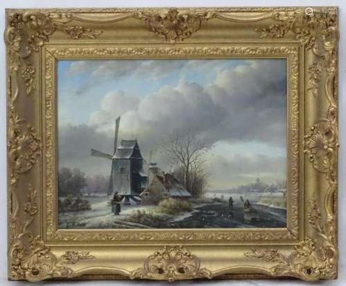 L. Velders, XX, Dutch School, Oil on panel, Dutch