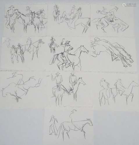 Ahmed Mahoud (1940), Studio sketch pads, A collection