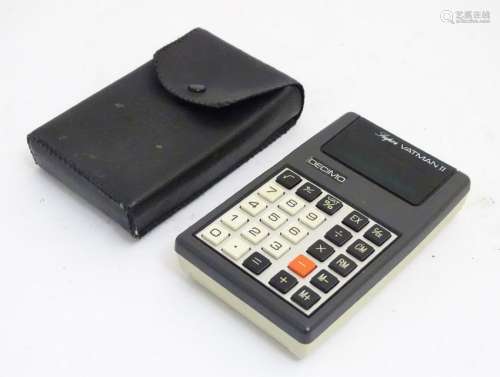 Vintage Calculator: a 'Decimo Super VATMAN II', a