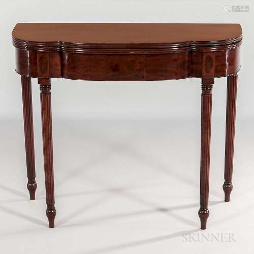 Mahogany Veneer Card Table