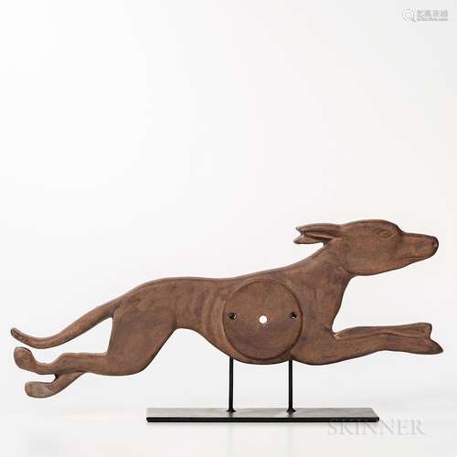 Cast Iron Running Hound Shooting Gallery Target