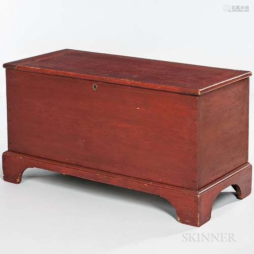 Shaker Red-painted Pine Blanket Chest