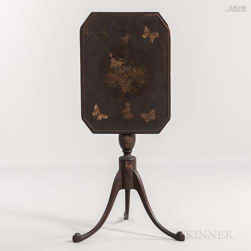 Paint-decorated Candlestand