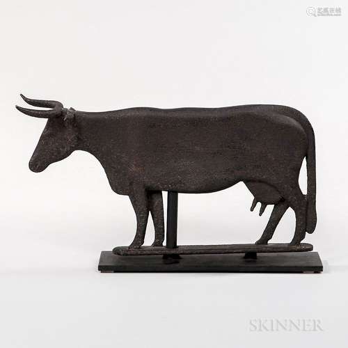 Cast Iron Bull Figure