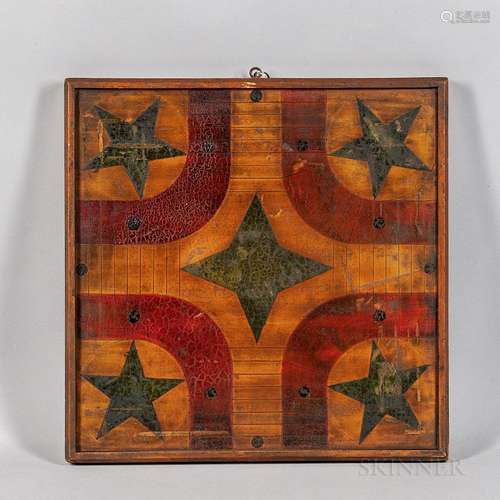 Star-decorated Parcheesi Game Board