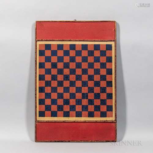 Orange- and Blue-painted Double-sided Game Board