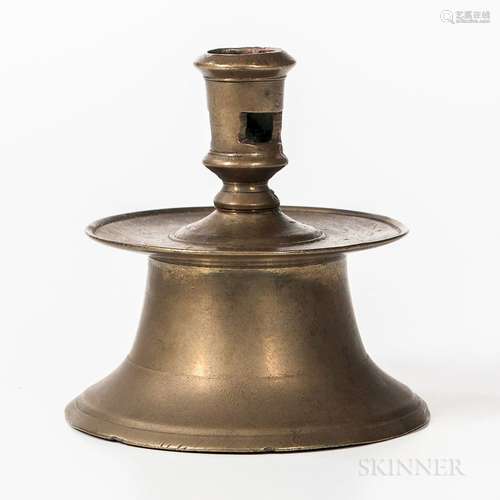 Brass Capstan Candlestick