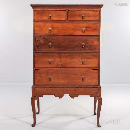 Queen Anne Maple Chest on Frame