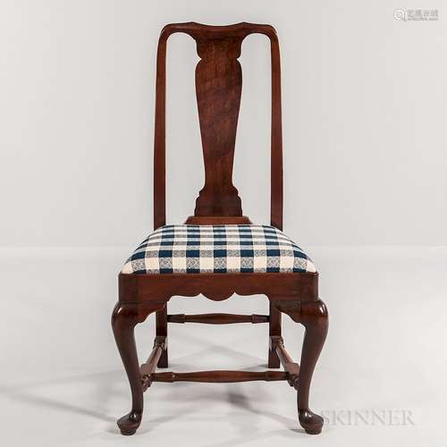 Queen Anne Walnut Side Chair