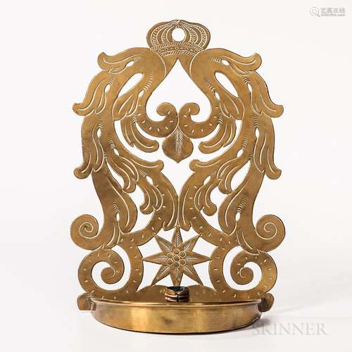 Brass Wall Sconce