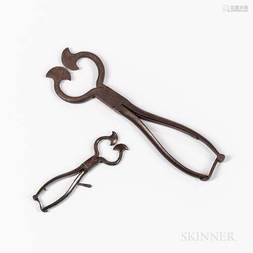 Two Pairs of Steel Sugar Nippers