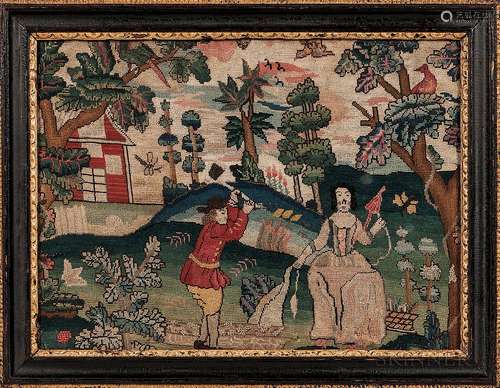 Needlework Allegorical Picture