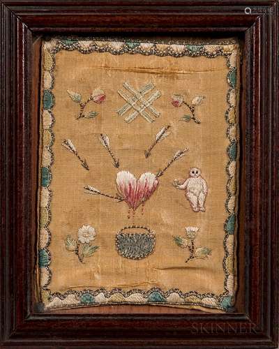 18th Century Needlework Love Token