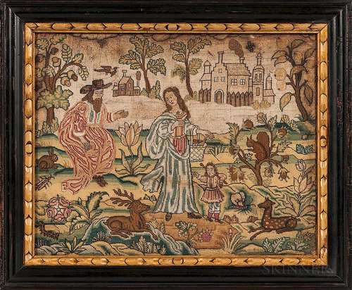 Needlework Allegorical Picture