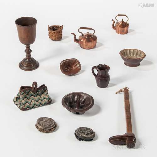 Twelve Small and Miniature Household Items