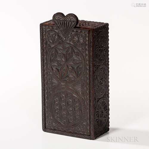 Friesian Carved Slide-lid Box