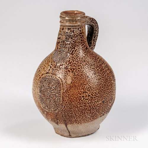 Stoneware Bellarmine Jug