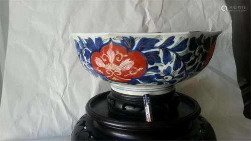 Famille Rose enameled porcelain Bowi