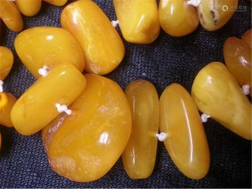 NATURAL BUTTERSCOTCH AMBER NECKLACE