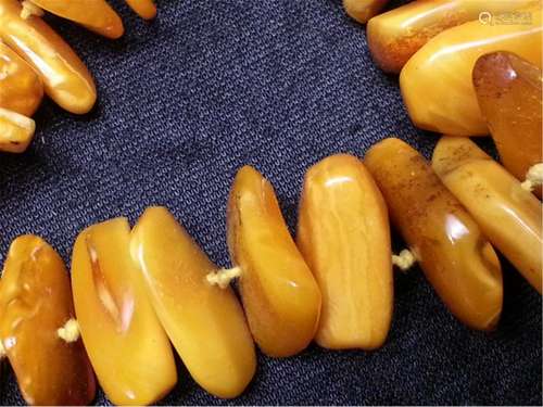 NATURAL BUTTERSCOTCH AMBER NECKLACE