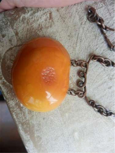 NATURAL BUTTERSCOTCH AMBER NECKLACE