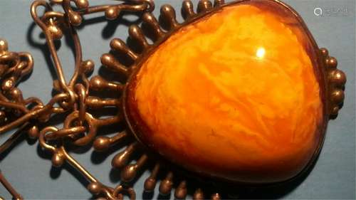 NATURAL BUTTERSCOTCH AMBER NECKLACE