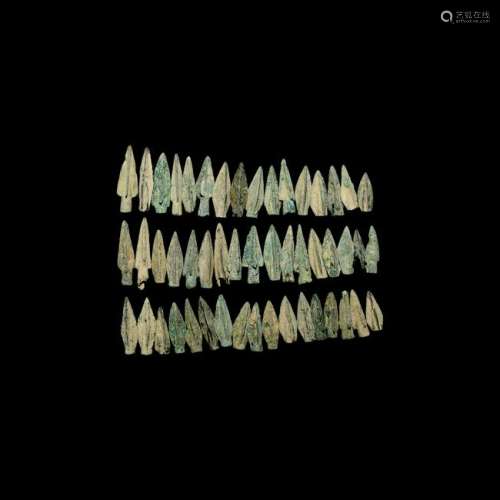 Greek Tri-Finned Arrowhead Collection