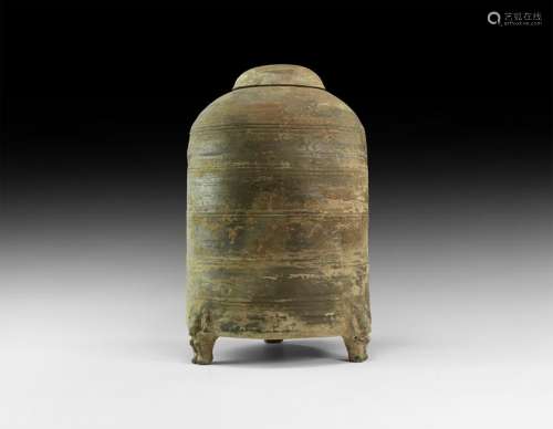 Chinese Han Lidded Jar