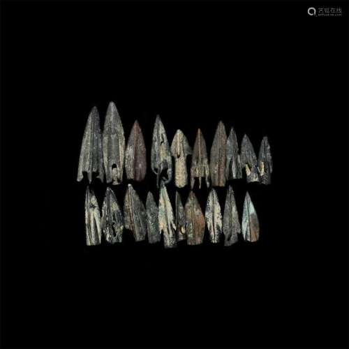 Greek Tri-Finned Arrowhead Collection