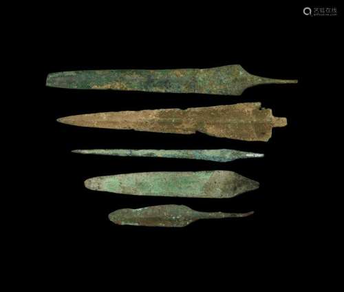 Western Asiatic Luristan Spear and Blade Collection