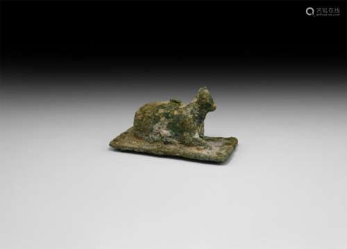 Balochistan Recumbent Cow Statuette