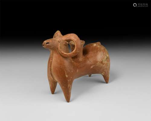 Western Asiatic Amlash Ram Rhyton