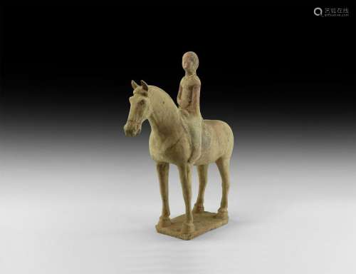 Chinese Tang Horse and Rider