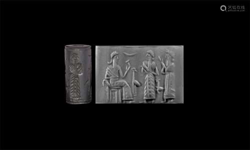 Western Asiatic Old Assyrian Cylinder Seal with