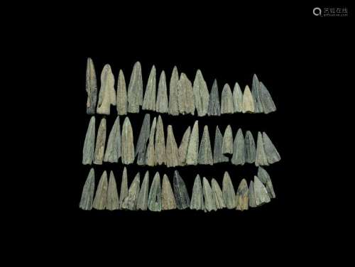 Greek Tri-Lobed Socketted Arrow Tips